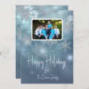 Search for dusty blue christmas cards Snowflakes
