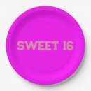 Search for sweet 16 plates Pink