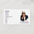Search for sam business cards Patriotic