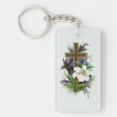 Search for gold cross key rings Christian