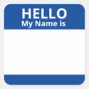 Search for my text stickers Hello my name is