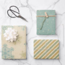 Search for gold snowflake wrapping paper Rustic