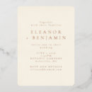 Search for gold lettering invitations Chic