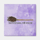Search for broomstick magnets Magic