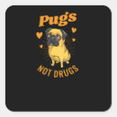 Search for funny pugs stickers Kawaii