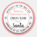 Search for pink christmas tags stickers North pole