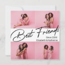 Search for friend thank you cards Black and white