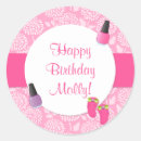 Search for spa birthday stickers Pink