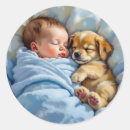 Search for newborn baby stickers Watercolor