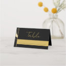 Search for black and gold place cards Classic