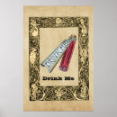Search for drink me posters White rabbit