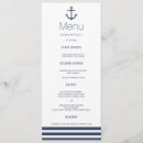 Search for nautical wedding menus Anchor