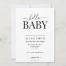 Search for black and white baby shower invitations Stylish