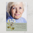 Search for 65 years invitations Rose