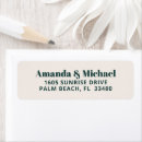 Search for green return address labels Retro