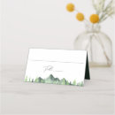 Search for woodland place cards Forest green