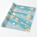 Search for cyan wrapping paper Vintage