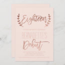Search for debut invitations Elegant