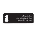 Search for chess piece return address labels Knight