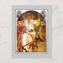 Search for alphonse mucha girl postcards Nouveau