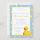 Search for ducky birthday invitations Yellow