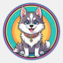 Search for funny pet stickers Illustration