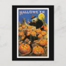 Search for retro cats postcards Witch