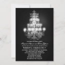 Search for chandelier wedding invitations Black