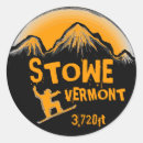 Search for stowe vermont stickers Snowboard