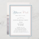 Search for modern gender reveal invitations Blue or pink