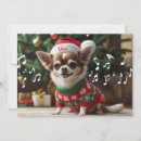Search for funny singing dog cards Chihuahua