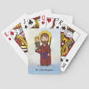 Search for catholic saint playing cards Christian