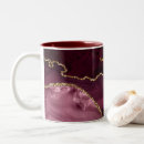 Search for burgundy and gold mugs Agate