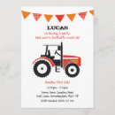 Search for red tractor birthday invitations Farmer