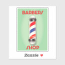 Search for vintage barber stickers Salon
