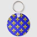 Search for french american key rings Fleur de lis