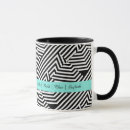 Search for black and aqua mugs Trendy