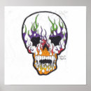 Search for flaming skull posters Skulls