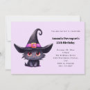 Search for wear a hat invitations Black cat