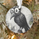 Search for black crows christmas tree decorations Gothic