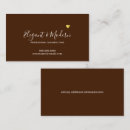 Search for chocolate business cards Minimal