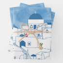 Search for drawing wrapping paper Blue white
