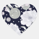 Search for flower heart stickers Blue