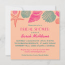 Search for seashells square invitations Starfish