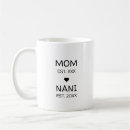 Search for mothers day nana mugs Nanny