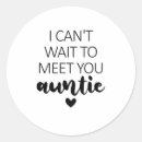 Search for auntie to be stickers Gender reveal