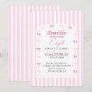 Search for girls 8th birthday invitations Pink bow