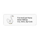 Search for swan bird return address labels Elegant