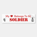 Search for girlfriend bumper stickers Military