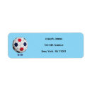Search for soccer return address labels Girl